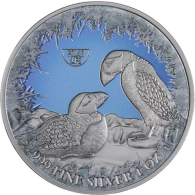 Niue-2 Dollars-2019-AGstglRho-Papageientaucher-RS