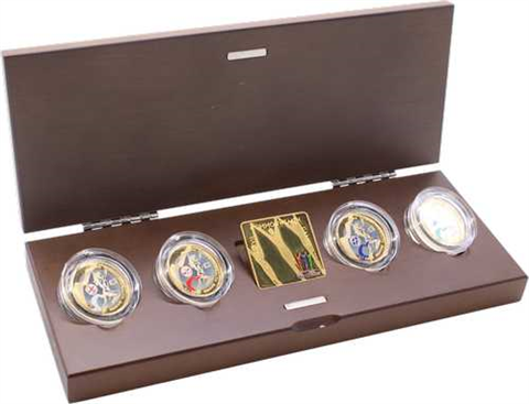 Großbritannien-4x2Pfund-2002-AGstgl-CommonwealthGames-Etui