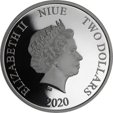 Niue-2 Dollar-2020-AGpp-Farbe-Love Precious-Birds of Paradise-RS