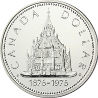Kanada 1 Dollar Silber 1976 Parlamentsbibliothek