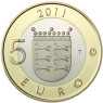 Finnland  5 Euro Provinzen  2011 Ostrobothnia Wappen , Münzkatalog Preislisten bestellen 