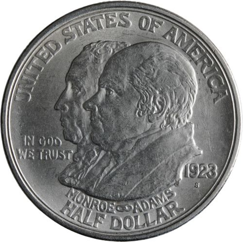 USA-HalfDollar-50centsilber-1923vz-Monroe-Doktrin-RS