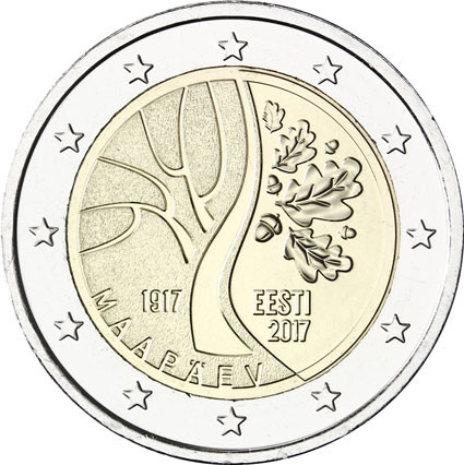 Estland-2-Euro-2017-Unabhängigkeit-RS