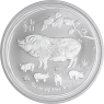 Australien-1Dollar-2019-AgStgl-Lunar-Schwein-RS