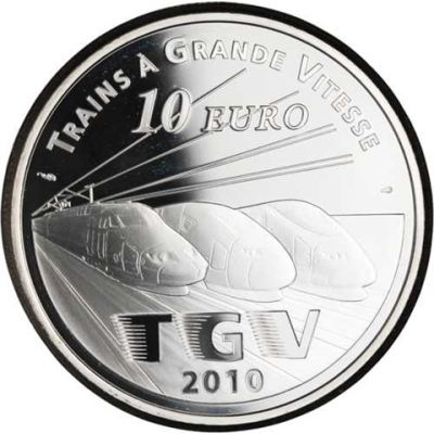 Frankreich-10Euro-2010-AGpp-LilleEuropeTGV-VS