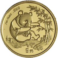 China-5Yuan-1994-AUstgl-ChinaPanda-VS