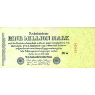 Banknote Inflation 1 Million  Mark Reichsbanknote 