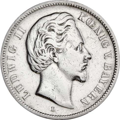 J. 42 -  Bayern 5 Mark Ludwig II 1874-1876