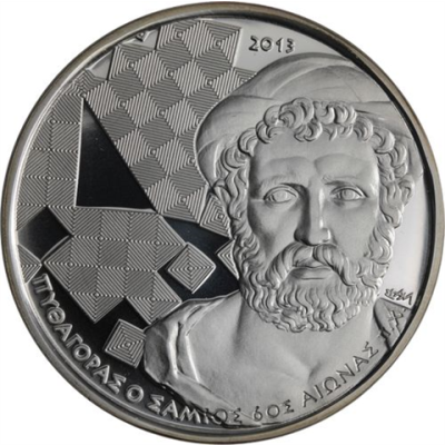 Griechenland-10 Euro-2013-AGpp-Pythagoras-RS