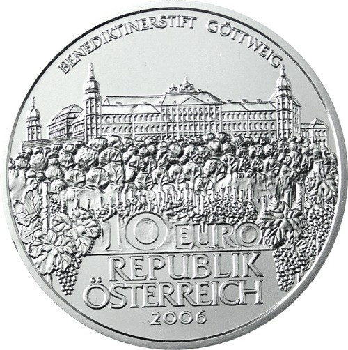 Österreich-10-Euro-2006-Silber-Hgh-Göttweig-Folder