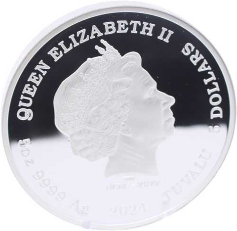 Australien-5 Dollar-2024-AGpp-Ying Yang Koi-RS