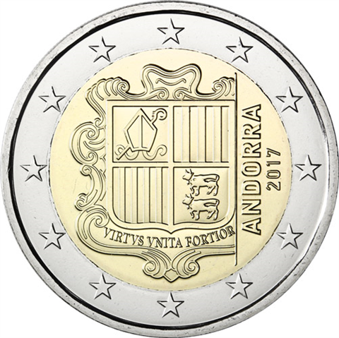 Andorra-2-Euro-2017-Staatswappen-RS