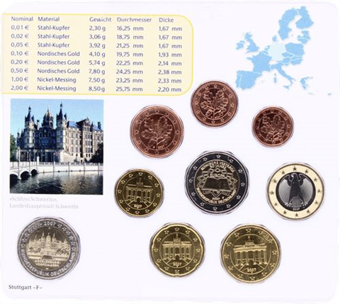 Deutschland-5,88 Euro-2007-Stgl-Kurs-MzzF-RS