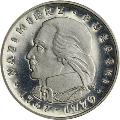 Polen-100 Zlotych-1976-AGpp-Kazimierz Pulaski-RS