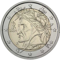 Italien-2Euro-2024-Kursmünze-Dante-RS