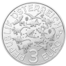 Österreich-3-Euro-2020-Tyrannosaurus-Rex-II