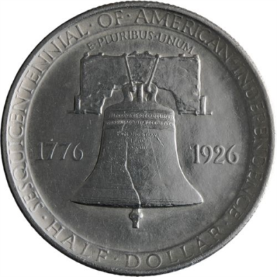 USA-HalfDollar-50centsilber-1926vz-150.JahrestagDerUnabhängiskeit-RS