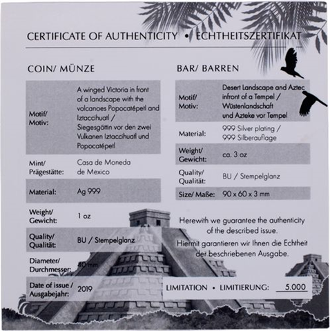 Mexiko-Siegesgöttin in Barren-2019-AGstgl-Etui