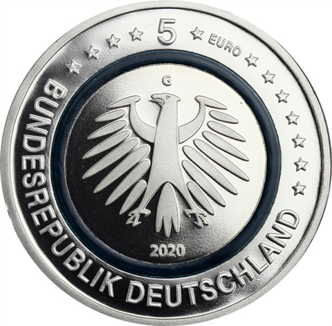 Deutschland-5-Euro-Subpolare-Zone-bfr-Rollen-III