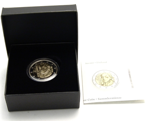 Finnland 2 EUro 2012 PP Helene SchjerfbeckEtui
