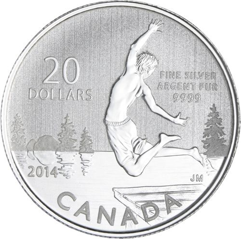 Kanada-20 Dollar-2014-AGstgl-Kanada Sommer-RS