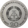 J.1563 - DDR 20 Mark 1977 - Carl Friedrich Gauss