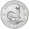 Südafrika-1Rand-2026-AgStgl-1UnzeKrügerrand-RS