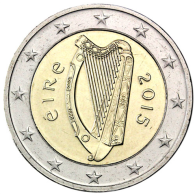 Irland-2-Euro-2015-Keltische-Harfe-RS