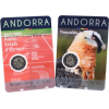 Andorra-2x2 Euro-2025-Stgl-Staaten Bartgeier-Set-Coincards