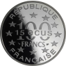 Frankreich-100 Francs 15 Ecus-1993-AGpp-Triumphbogen-VS