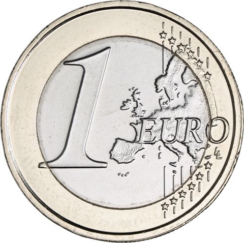 Monaco-1 Euro-2025-bfr-Kursmünze-RS