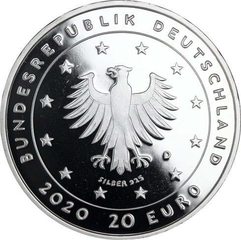 20 Euro Gedenkmünzen Der Wolf und die 7 Geisslein Silber Deutschland 2020