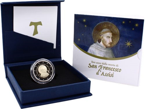 Italien-2 Euro-2026-PP-Assisi-Etui