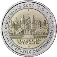 Deutschland-2Euro-2007-Schloss-Schwerin-MünzzeichenD-RS