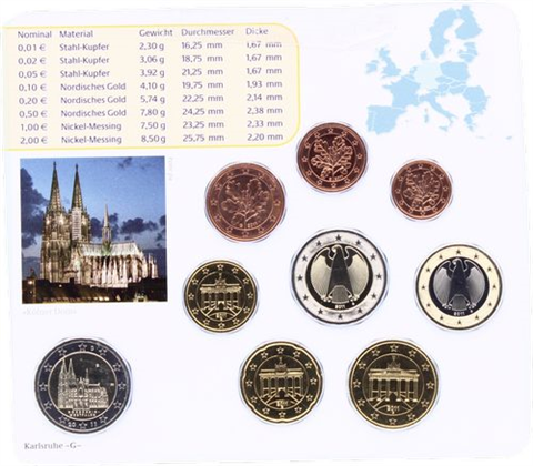 Deutschland-5,88 Euro-2011-Stgl-Kurs-MzzG-RS