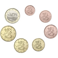Finnland  1,88 Euro 2004 bfr. 1 Cent -1 Euro (7 Münzen) lose