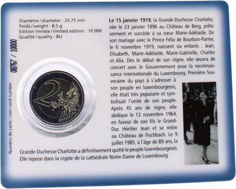 Luxemburg-2 Euro-2009-Charlotte-CC-RS