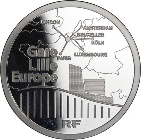 Frankreich-10Euro-2010-AGpp-LilleEuropeTGV-VS