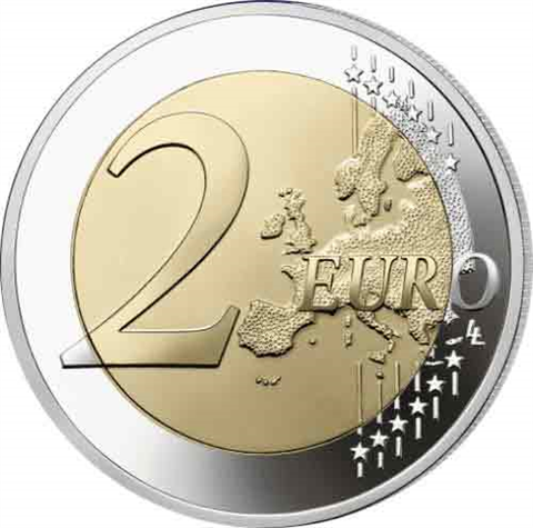 Estland-2Euro-2024-Nationalblume-Kornblume-RS