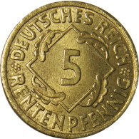 5 Rentenpfennig 1923 -1924 J. 308 