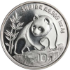 China-10 Yuan-1990-AGstgl-Panda-RS