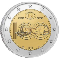 Belgien-2-Euro-2026-SNCB-Staatsbahnen-RS