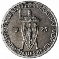 sonderpreis j.322  Weimarer Republik 5 RM 1925  Rheinlande 