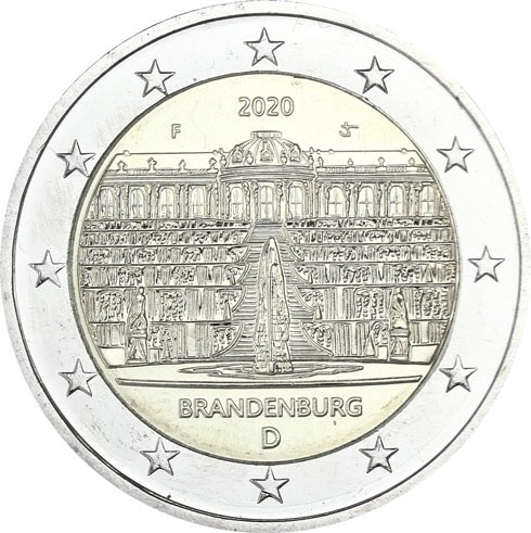 Deutschland-2Euro-2020-Schloss-Sanssouci-F-RS