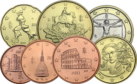 Italien-1cent-1-euro-2011-kleinmuenzensatz-RS