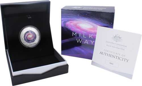 Australien-5 Dollar-2021-AGpp-Farbe-Milch Strasse Milky Way-RS