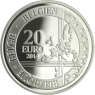 Belgien-20Euro-2014-AgPP-fallderberlinermauer-vs