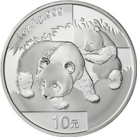 China 10 Yuan Silber 2008  Panda