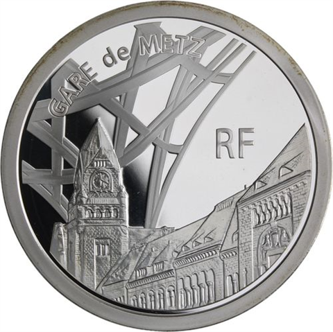 Frankreich-10Euro-2011-AGpp-MetzTGV-RS