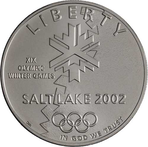 USA-1 Dollar-2002-AGstgl-Olympic Winter Games-Etui